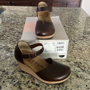 Brand new Birkenstock wedges… never worn